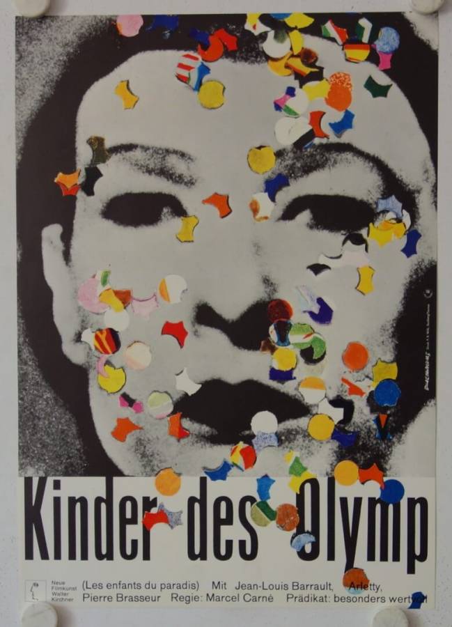 Kinder des Olymp originales deutsches Filmplakat (R60s)